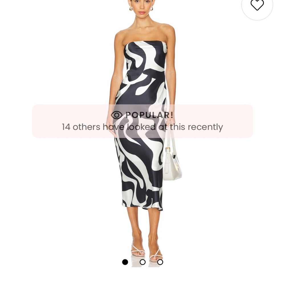 Chic Black and White Patterned dress